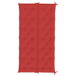 vidaXL Garden Bench Cushion Red 200x(50+50)x7 cm Oxford Fabric