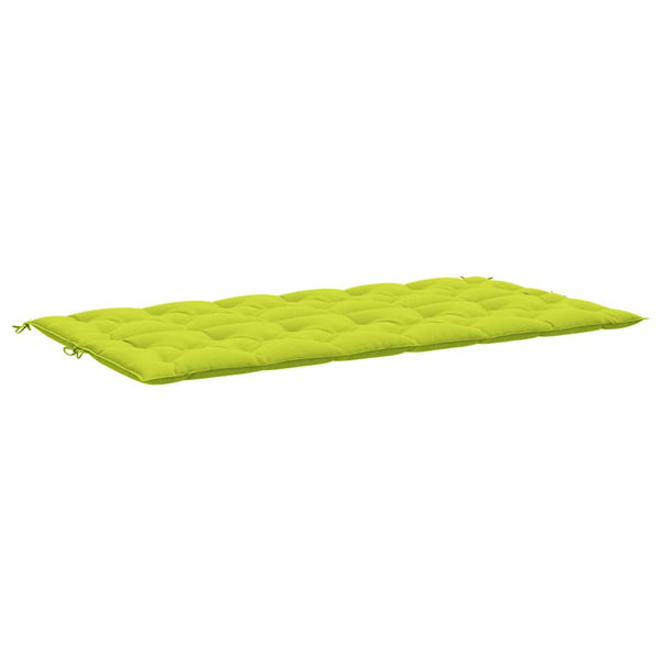 vidaXL Garden Bench Cushion Light Green 200x(50+50)x7 cm Oxford Fabric