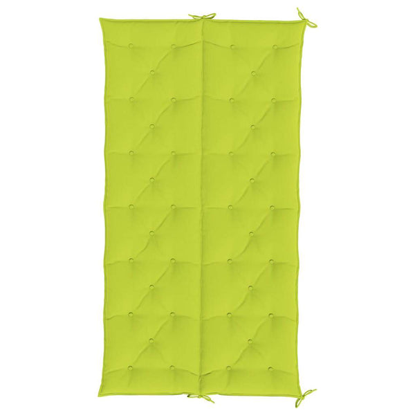 vidaXL Garden Bench Cushion Light Green 200x(50+50)x7 cm Oxford Fabric
