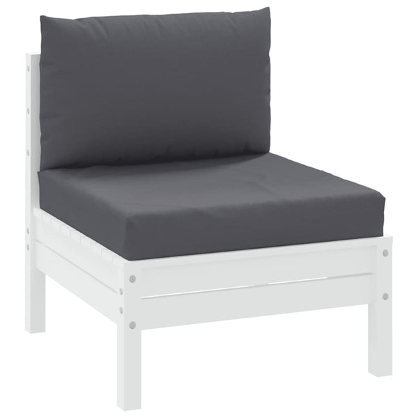 vidaXL Pallet Cushions 2-piece Anthracite Oxford Fabric