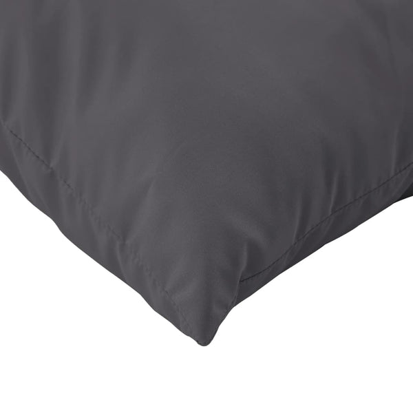 vidaXL Pallet Cushions 2-piece Anthracite Oxford Fabric