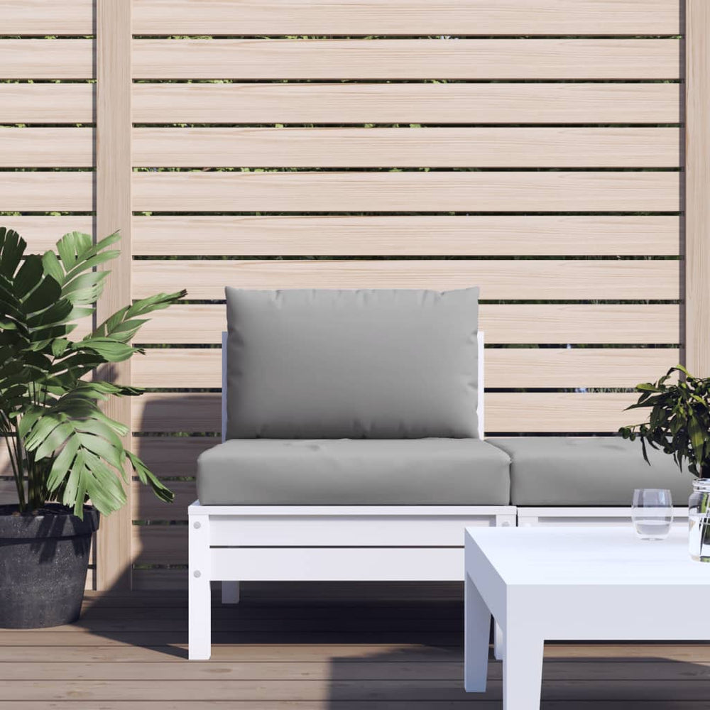vidaXL Pallet Cushions 2-pc. Grey Oxford Fabric