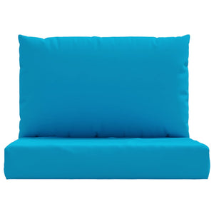 vidaXL Pallet Cushions 2-pc. Light Blue Oxford Fabric
