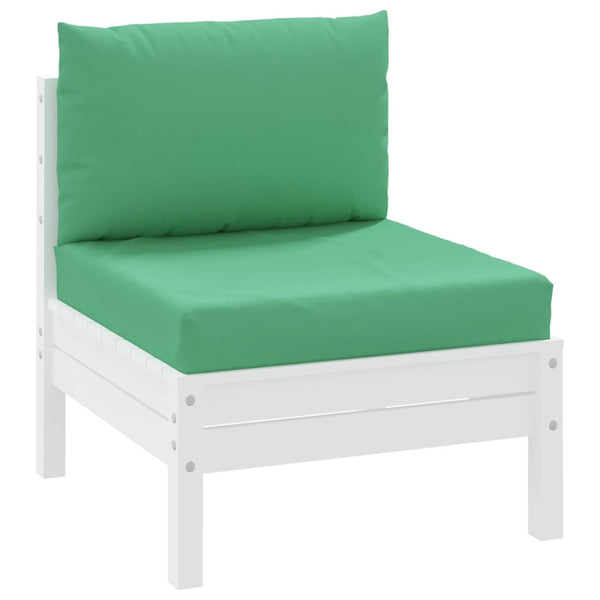 vidaXL Pallet Cushions 2-piece Green Oxford Fabric