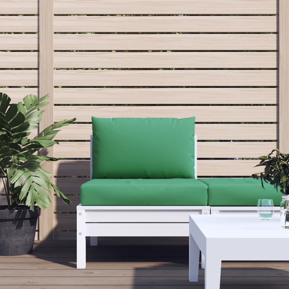 vidaXL Pallet Cushions 2-piece Green Oxford Fabric