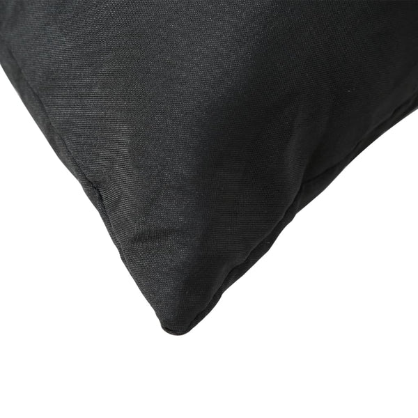 vidaXL Pallet Cushions 2-pc. Black Oxford Fabric