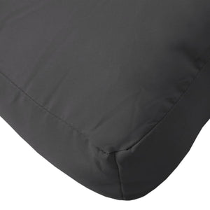 vidaXL Pallet Cushions 2-pc. Black Oxford Fabric