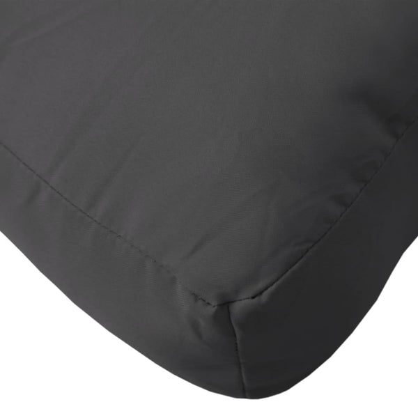 vidaXL Pallet Cushions 2-pc. Black Oxford Fabric