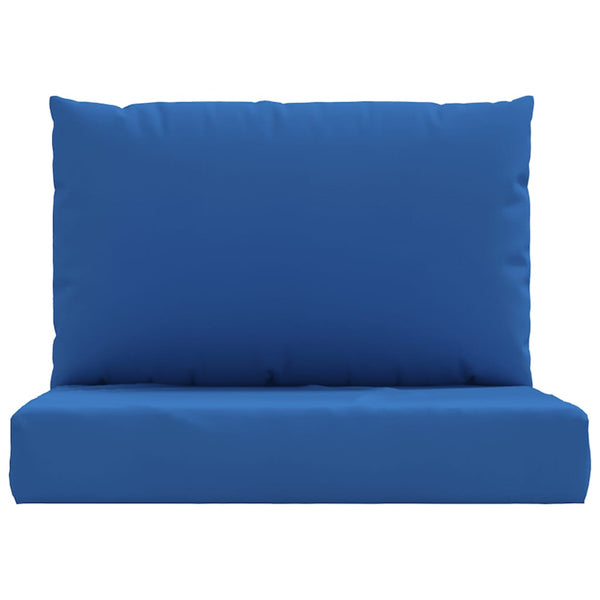 vidaXL Pallet Cushions 2-pc. Blue Oxford Fabric