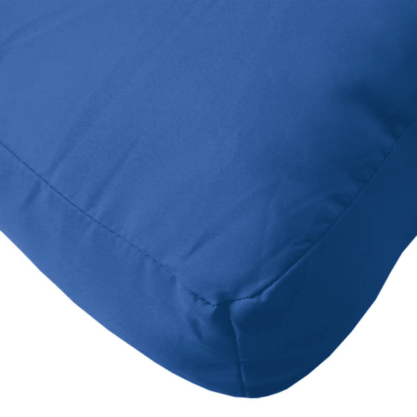 vidaXL Pallet Cushions 2-pc. Blue Oxford Fabric
