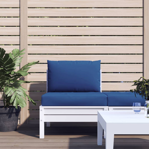 vidaXL Pallet Cushions 2-pc. Blue Oxford Fabric