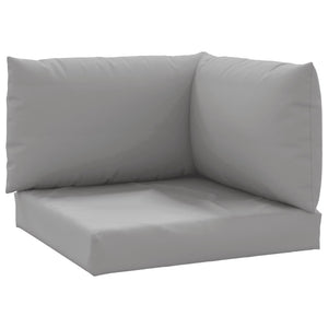 vidaXL Pallet Cushions 3-pc. Grey Oxford Fabric