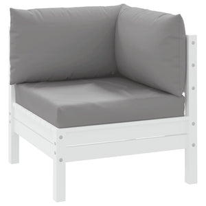 vidaXL Pallet Cushions 3-pc. Grey Oxford Fabric