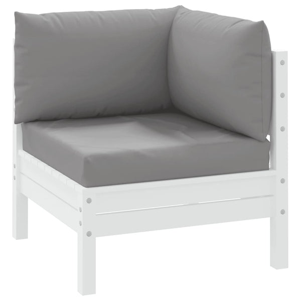 vidaXL Pallet Cushions 3-pc. Grey Oxford Fabric
