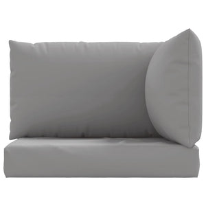 vidaXL Pallet Cushions 3-pc. Grey Oxford Fabric