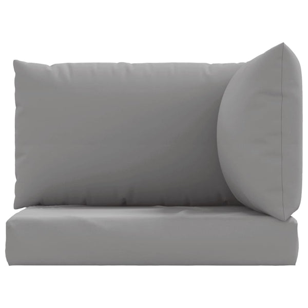 vidaXL Pallet Cushions 3-pc. Grey Oxford Fabric