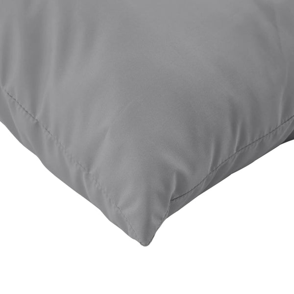vidaXL Pallet Cushions 3-pc. Grey Oxford Fabric