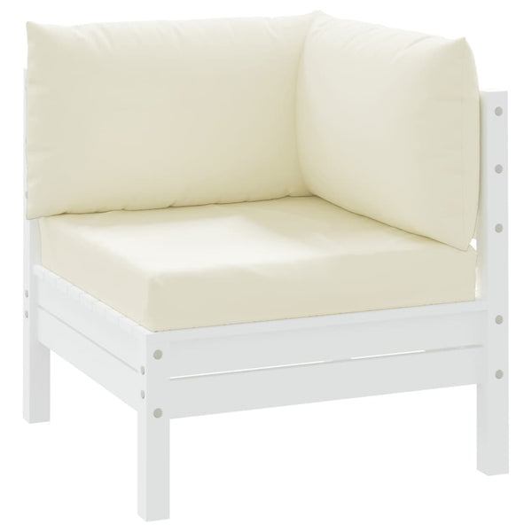 vidaXL Pallet Cushions 3-piece Cream Oxford Fabric