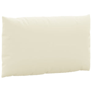 vidaXL Pallet Cushions 3-piece Cream Oxford Fabric