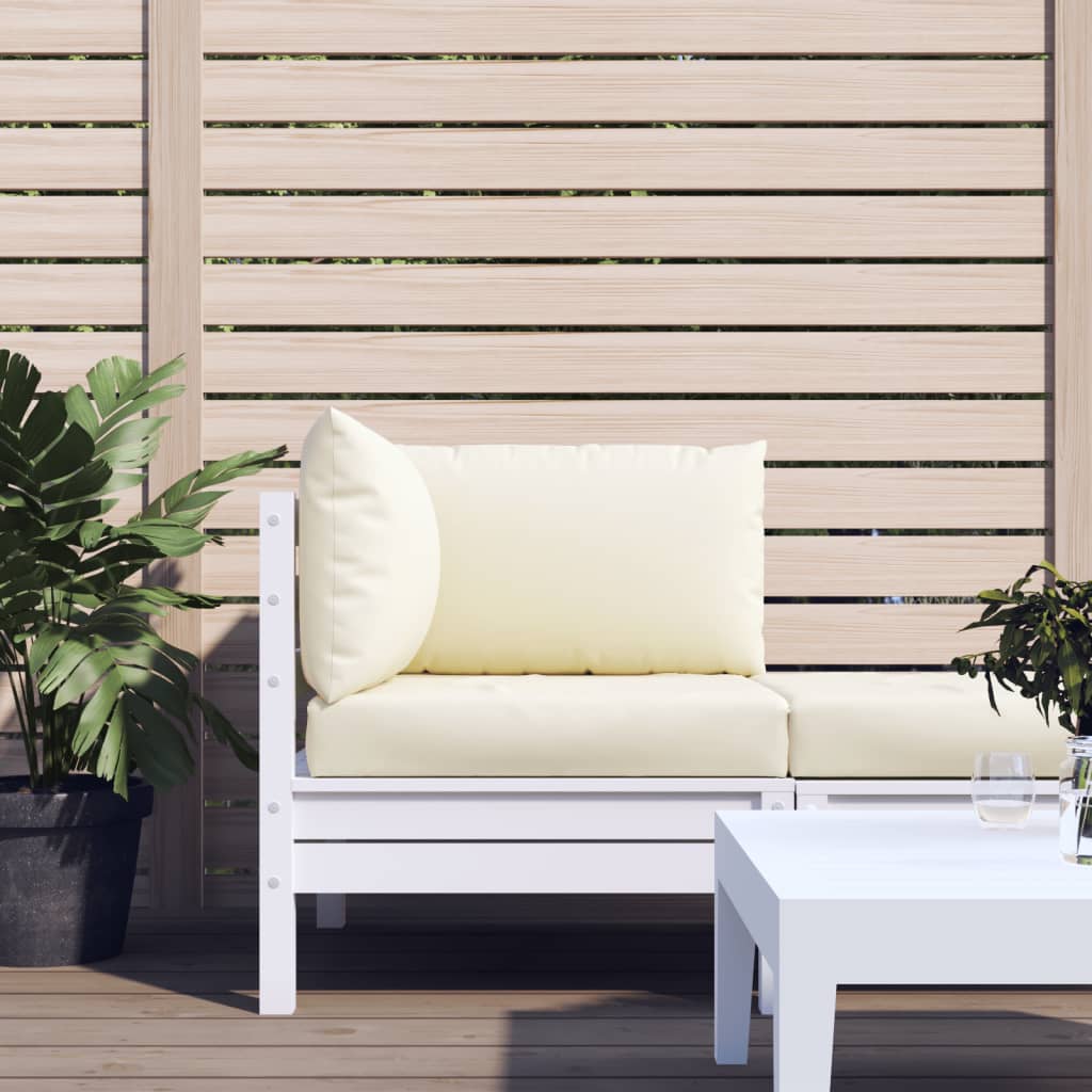 vidaXL Pallet Cushions 3-piece Cream Oxford Fabric