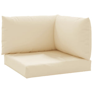 vidaXL 3-piece Pallet Cushion Set Beige Oxford Fabric
