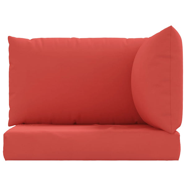 vidaXL Pallet Cushions 3-piece Red Oxford Fabric
