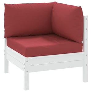 vidaXL Pallet Cushions 3-pc. Wine Red Oxford Fabric
