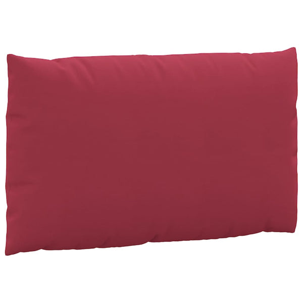 vidaXL Pallet Cushions 3-pc. Wine Red Oxford Fabric