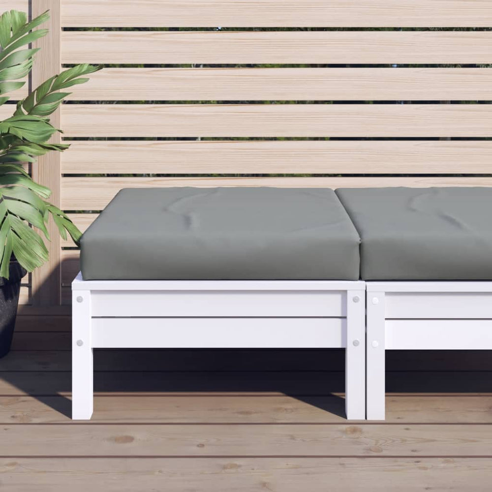 vidaXL Pallet Cushion Grey Oxford Fabric