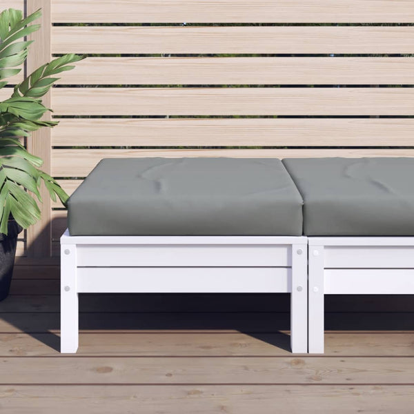 vidaXL Pallet Cushion Grey Oxford Fabric