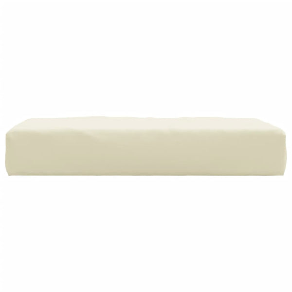 vidaXL Pallet Cushion Cream 60x60x6 cm Oxford Fabric