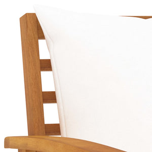 vidaXL 3-Piece Garden Lounge Set with Cushions Solid Acacia Wood