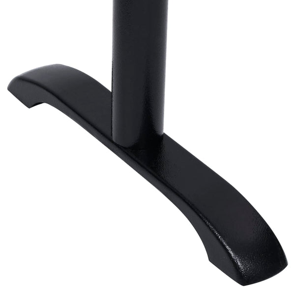 vidaXL Bistro Table Bases 2 pcs Black 61x8x72 cm Cast Iron