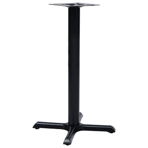 vidaXL Bistro Table Base Black 56x56x72 cm Cast Iron
