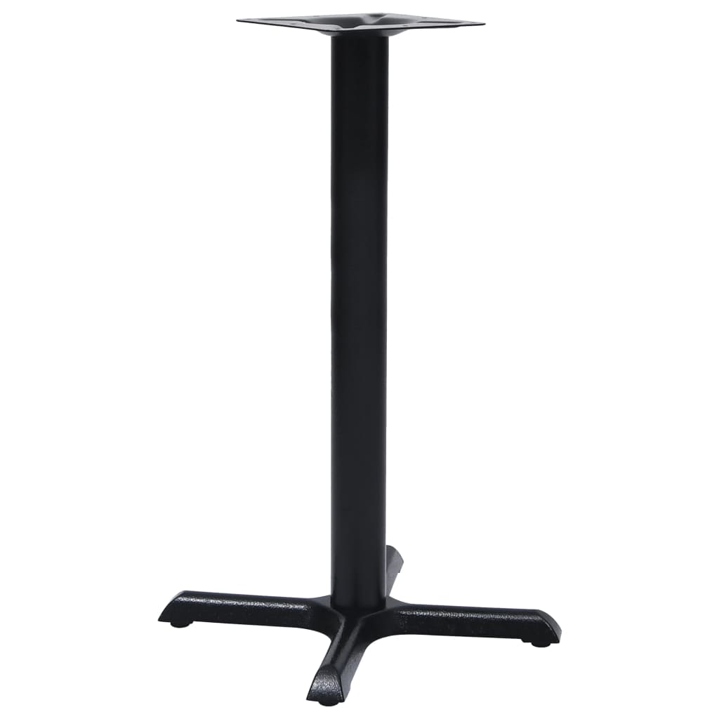 vidaXL Bistro Table Base Black 56x56x72 cm Cast Iron