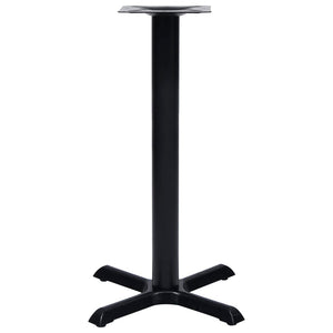 vidaXL Bistro Table Base Black 56x56x72 cm Cast Iron