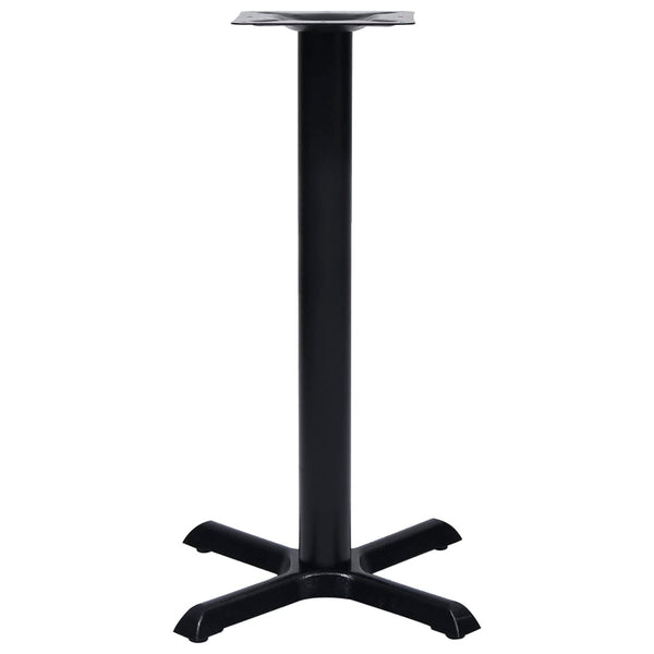 vidaXL Bistro Table Base Black 56x56x72 cm Cast Iron