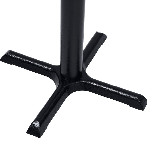 vidaXL Bistro Table Base Black 56x56x72 cm Cast Iron