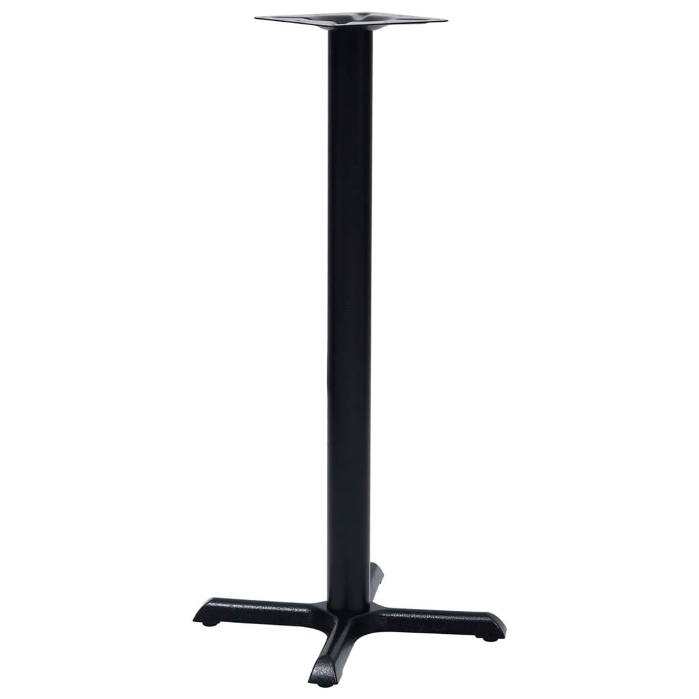 vidaXL Bistro Table Base Black 56x56x107 cm Cast Iron