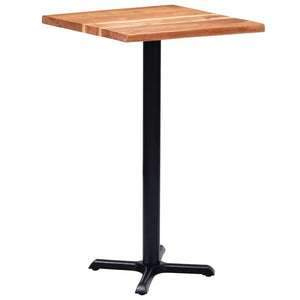 vidaXL Bistro Table Base Black 56x56x107 cm Cast Iron