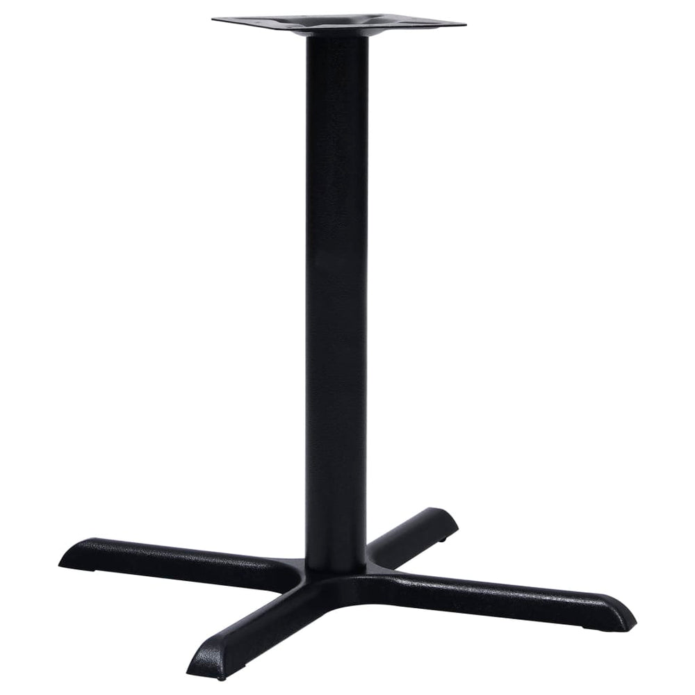 vidaXL Bistro Table Base Black 76x76x72 cm Cast Iron