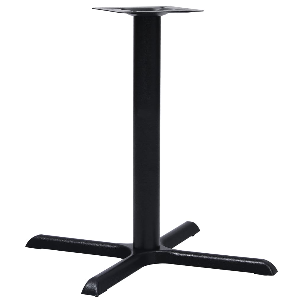 vidaXL Bistro Table Base Black 76x76x72 cm Cast Iron