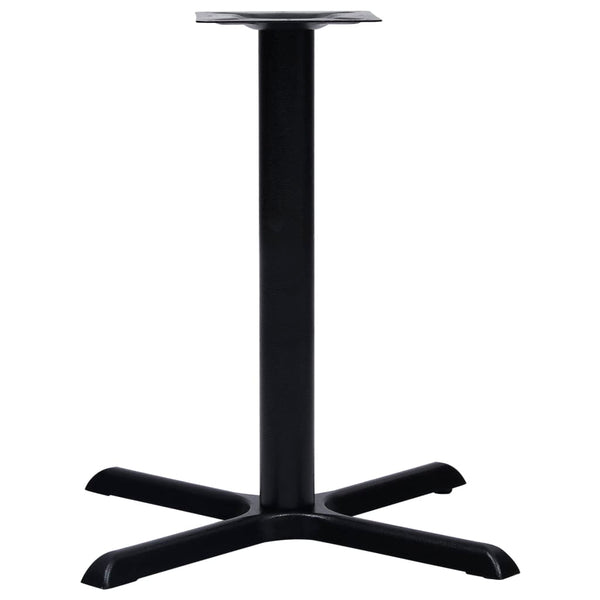 vidaXL Bistro Table Base Black 76x76x72 cm Cast Iron