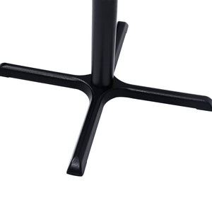 vidaXL Bistro Table Base Black 76x76x72 cm Cast Iron