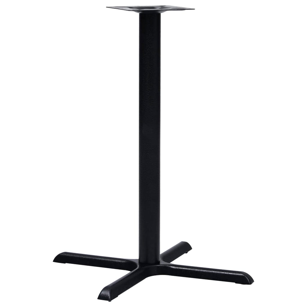 vidaXL Bistro Table Base Black 76x76x107 cm Cast Iron
