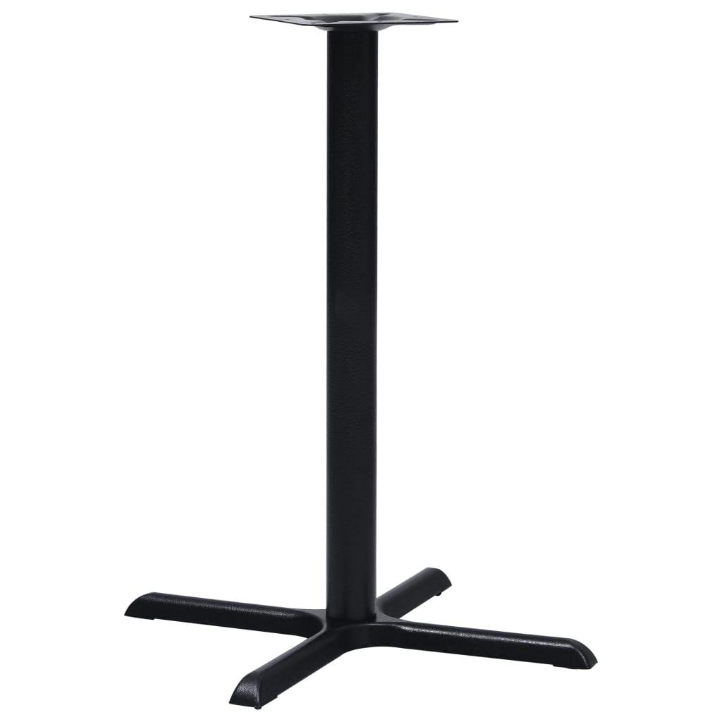 vidaXL Bistro Table Base Black 76x76x107 cm Cast Iron