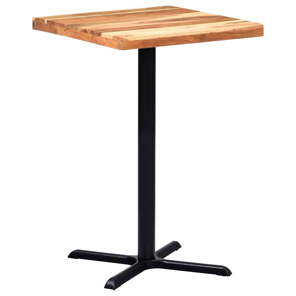 vidaXL Bistro Table Base Black 76x76x107 cm Cast Iron