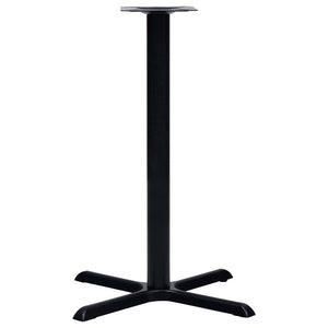 vidaXL Bistro Table Base Black 76x76x107 cm Cast Iron