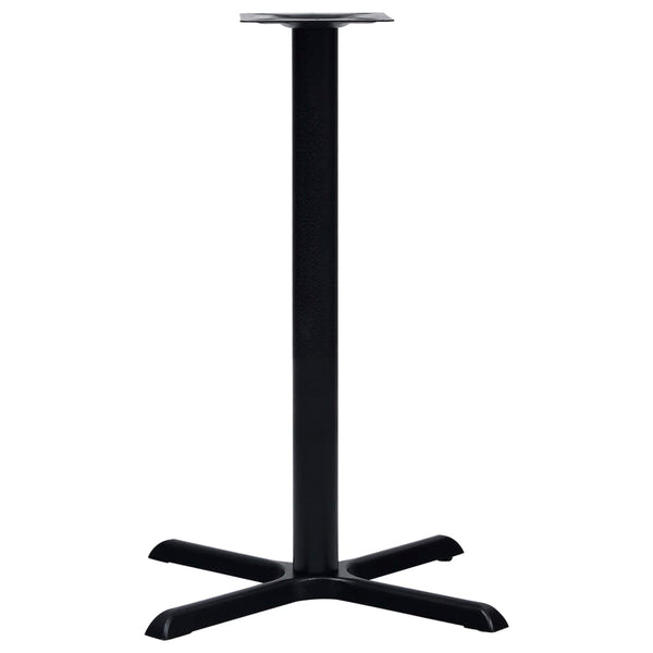 vidaXL Bistro Table Base Black 76x76x107 cm Cast Iron