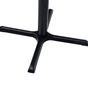 vidaXL Bistro Table Base Black 76x76x107 cm Cast Iron